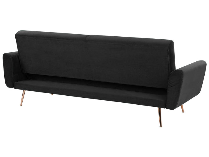 Eina 3 Seater Sofa Black Velvet