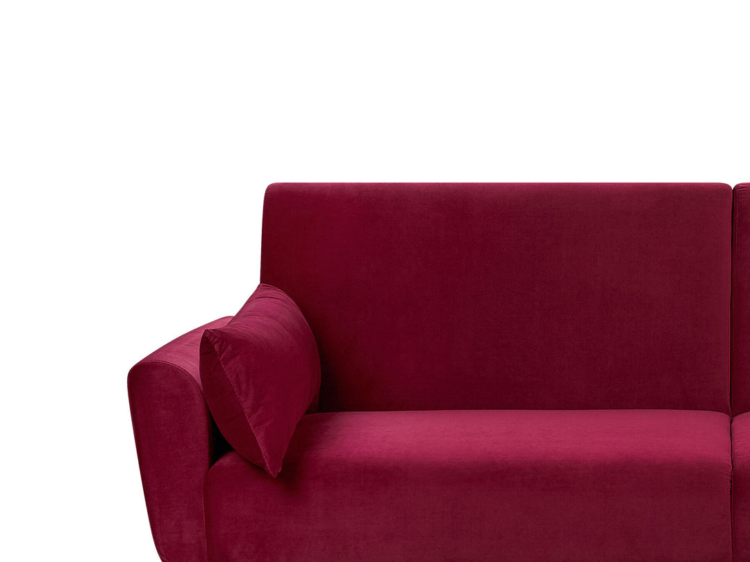 Eina 3 Seater Sofa Burgundy Velvet