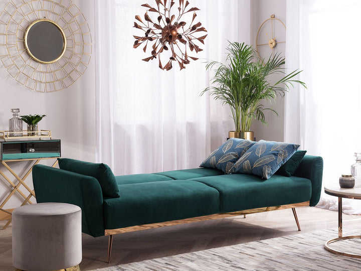 Eina 3 Seater Sofa Emerald Green Velvet