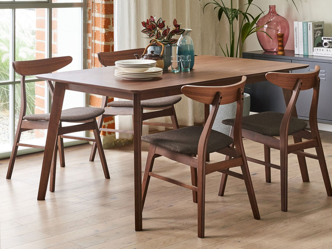 Tierra Dining Table 150 x 90 cm Dark Wood