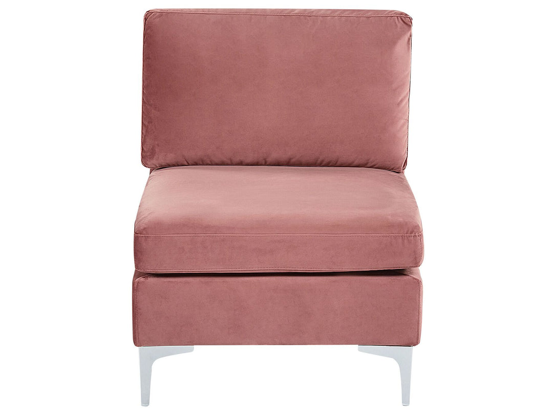 Evja 3 Seater Modular Velvet Sofa Pink