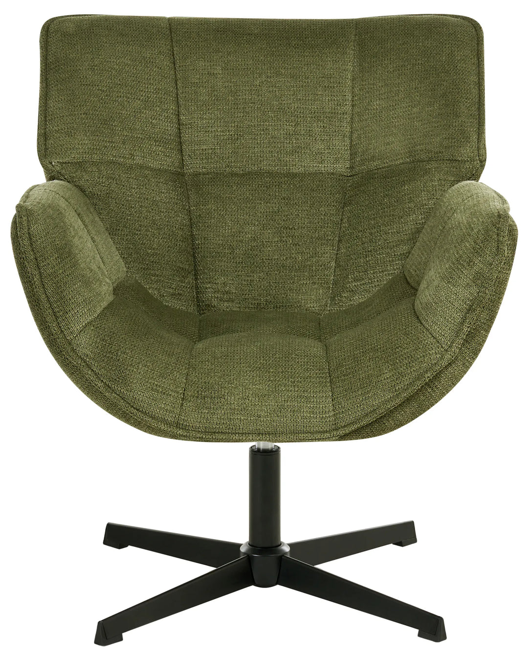 Auma Swivel Armchair Fabric Green