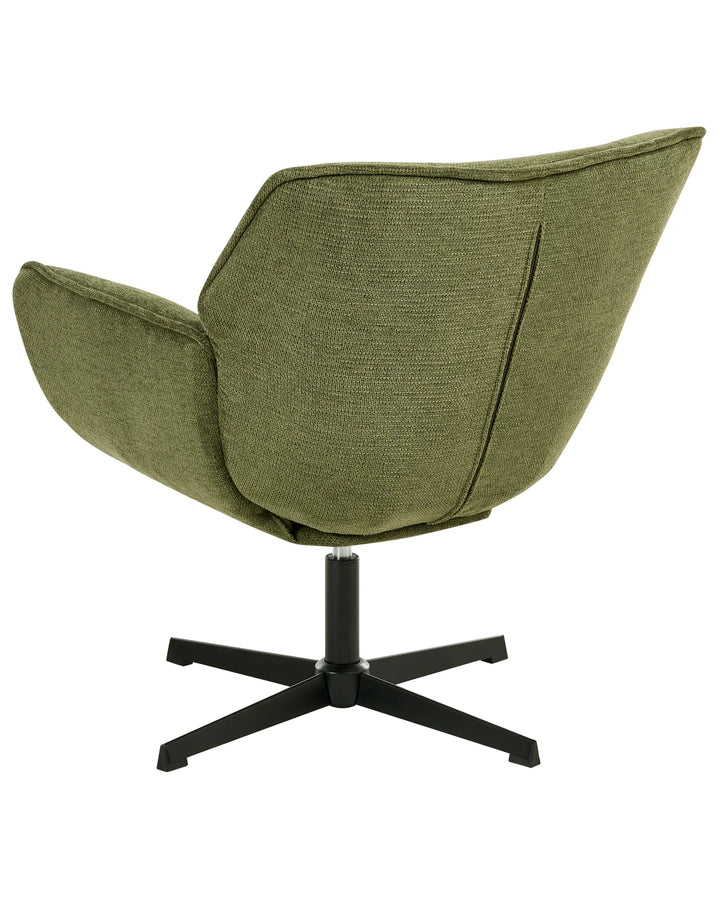 Auma Swivel Armchair Fabric Green