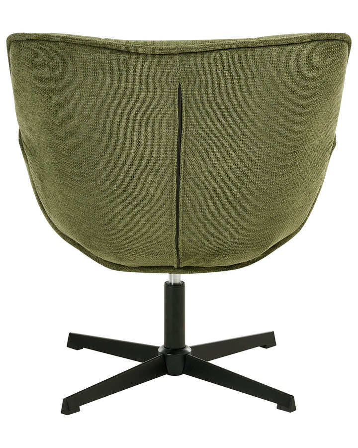 Auma Swivel Armchair Fabric Green