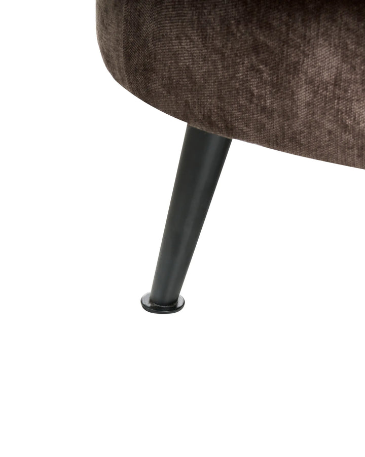 Kjaer Armchair Chenille Dark Brown