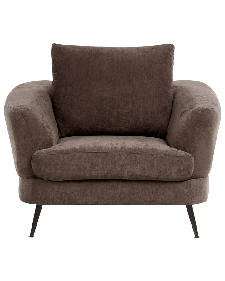 Kjaer Armchair Chenille Dark Brown