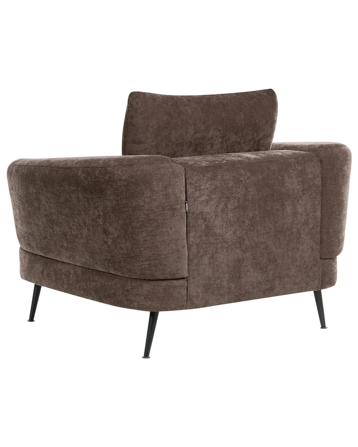 Kjaer Armchair Chenille Dark Brown
