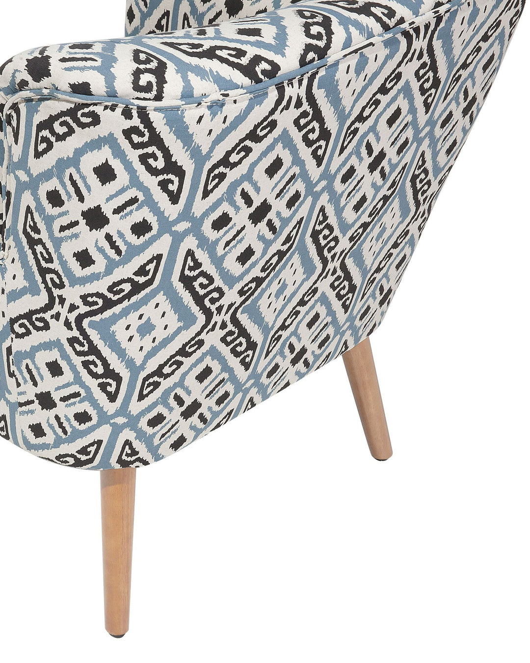 Tumba Armchair with Footstool Fabric Multicolour