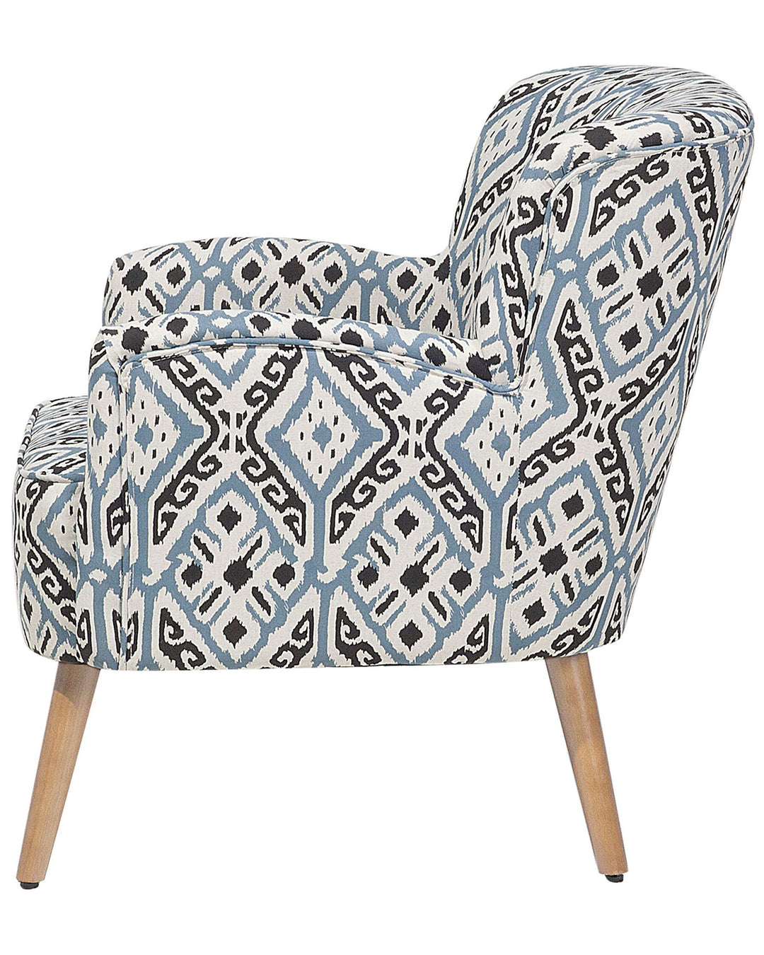 Tumba Armchair with Footstool Fabric Multicolour