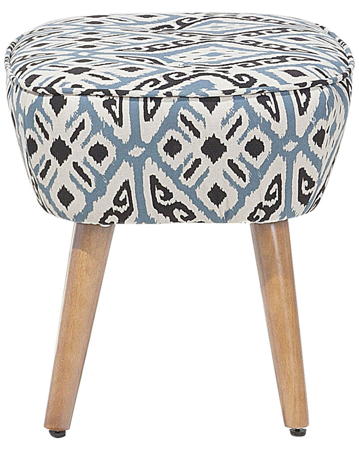 Tumba Armchair with Footstool Fabric Multicolour