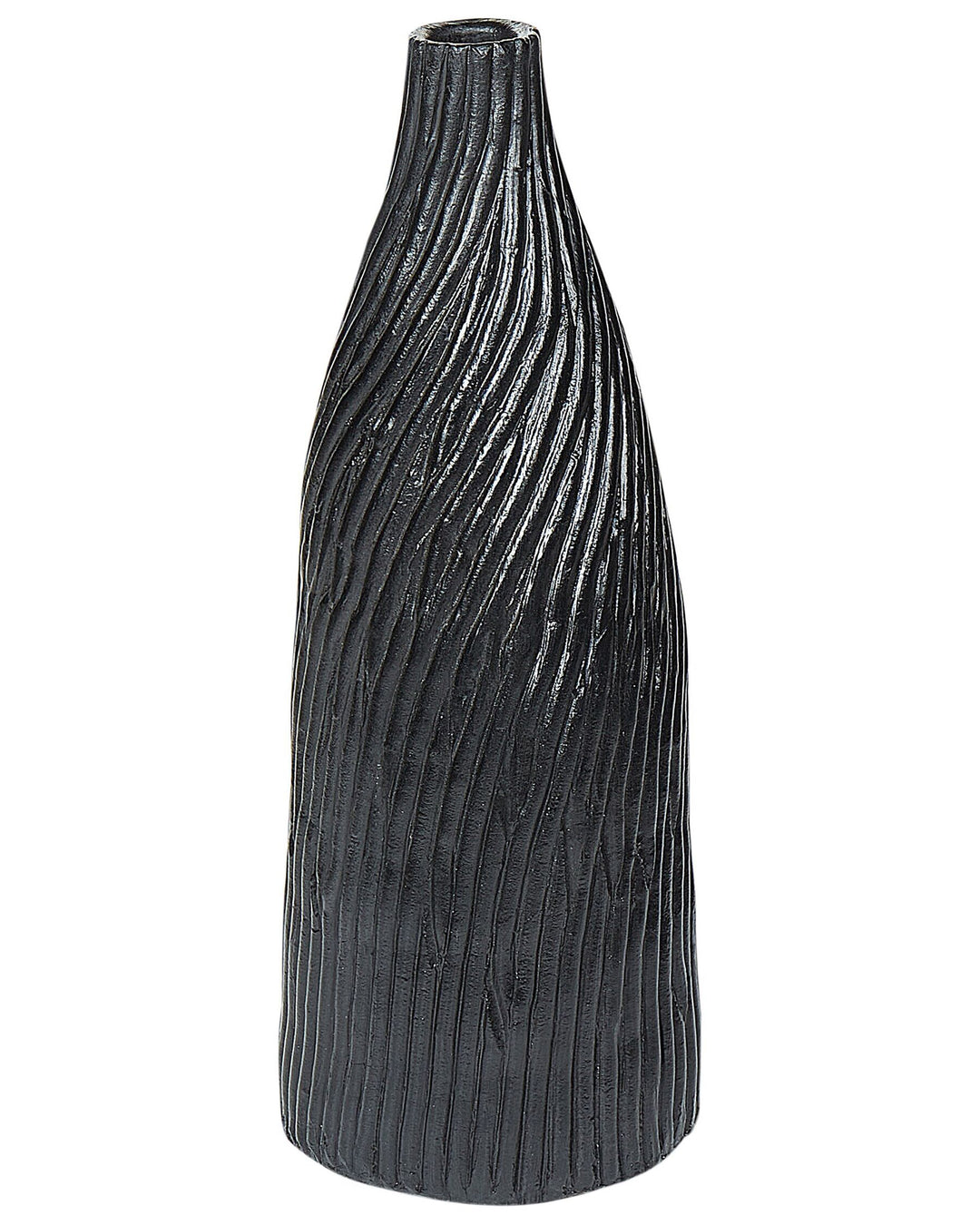 Florentia Decorative Vase Ceramic 50 cm Black