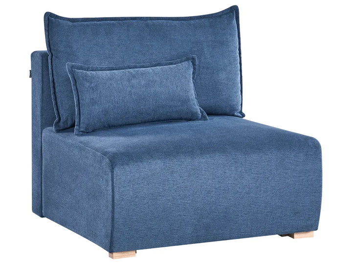 Modular Corner Sofa Fabric Blue Left Han Averni