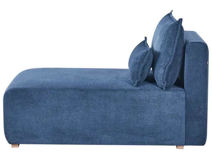 Modular Corner Sofa Fabric Blue Left Han Averni