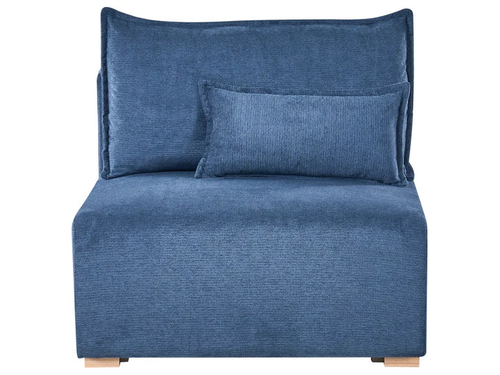Modular Corner Sofa Fabric Blue Left Han Averni