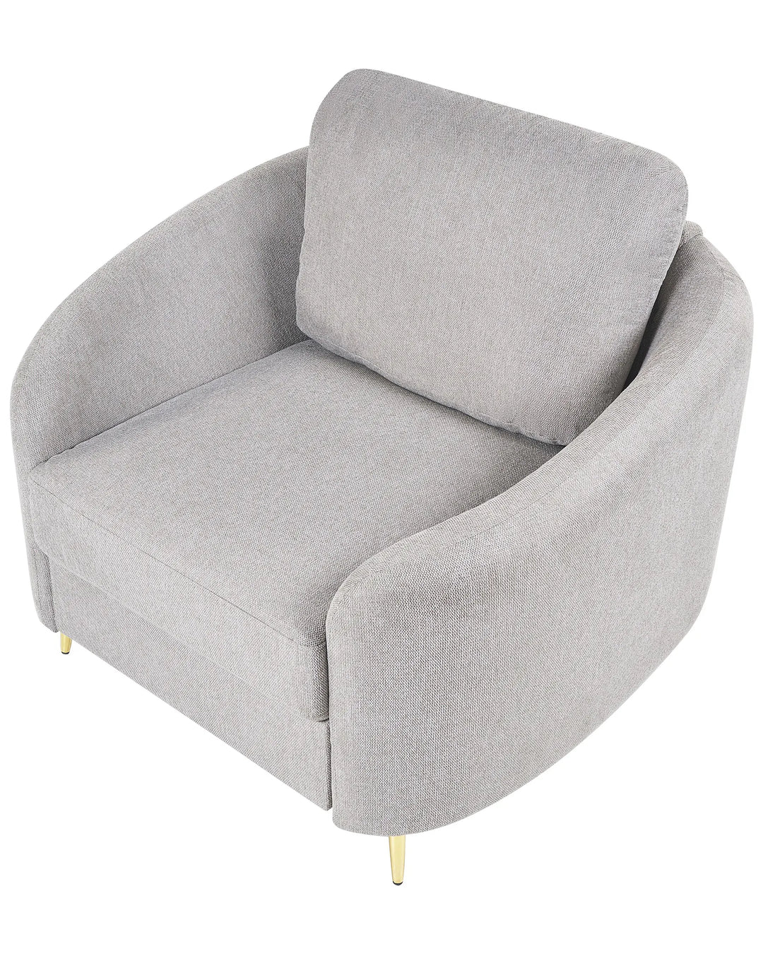 Armchair Fabric Light Grey Hillam