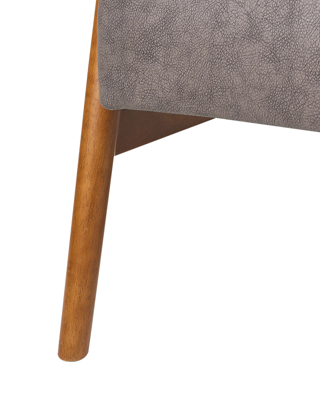 Skara Armchair Faux Leather Dark Brown