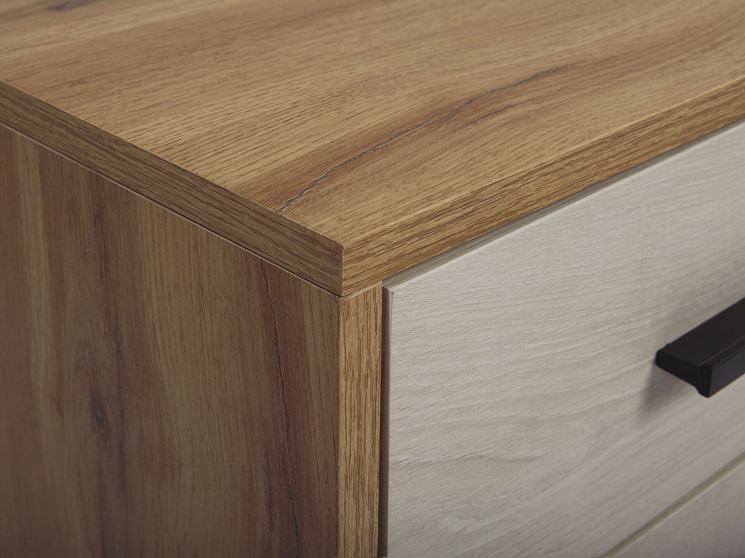 TV Stand Light Brown Cartney