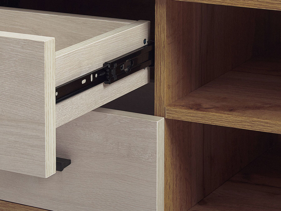 TV Stand Light Brown Cartney