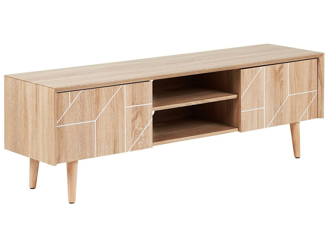 TV Stand FRANKLIN Light Brown