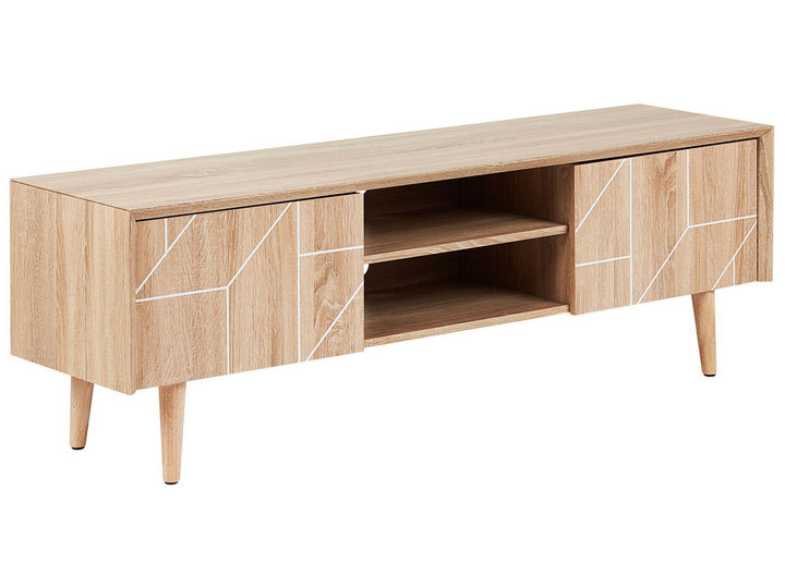 TV Stand FRANKLIN Light Brown