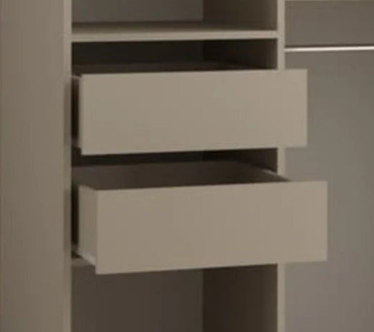 Optional Set of 2 Drawers For Dakota Wardrobe - Cashmere