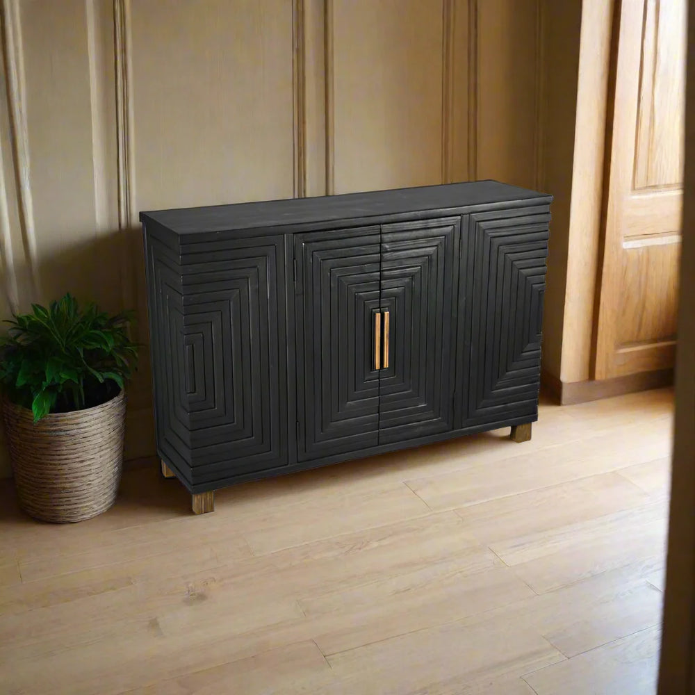 Lennox Black 2 Door Sideboard