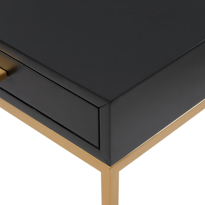D.I. Designs Berkeley Black Bedside Table | 1 Drawer
