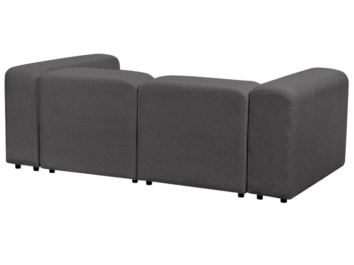 Falsterbo 2 Seater Modular Boucle Sofa Dark Grey