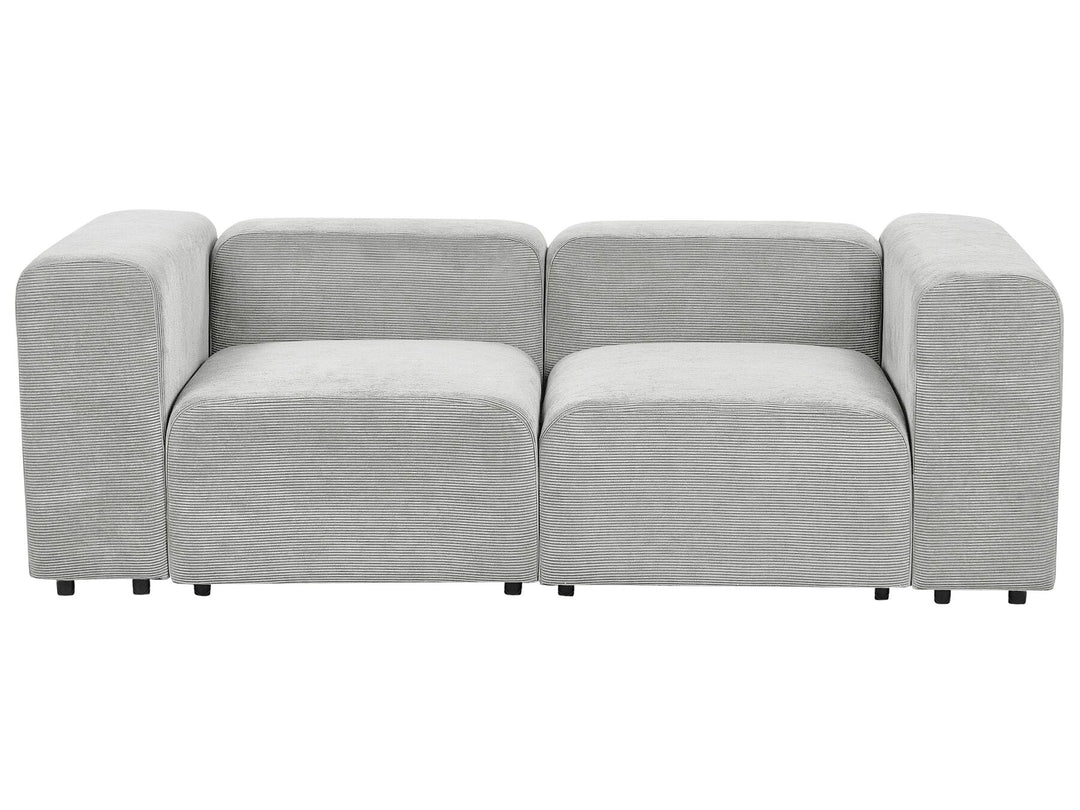 Falsterbo 2 Seater Modular Corduroy Sofa Grey