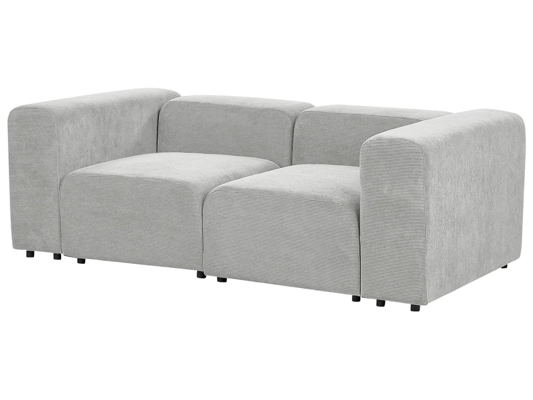 Falsterbo 2 Seater Modular Corduroy Sofa Grey