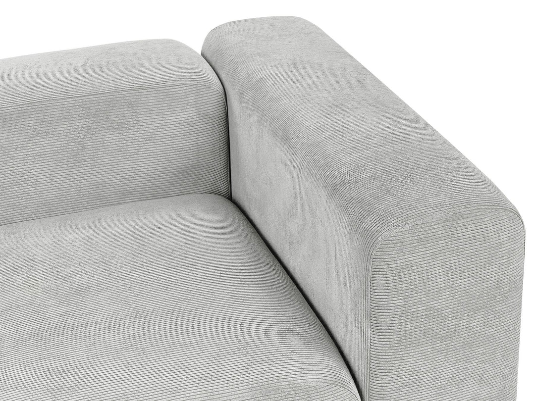 Falsterbo 2 Seater Modular Corduroy Sofa Grey