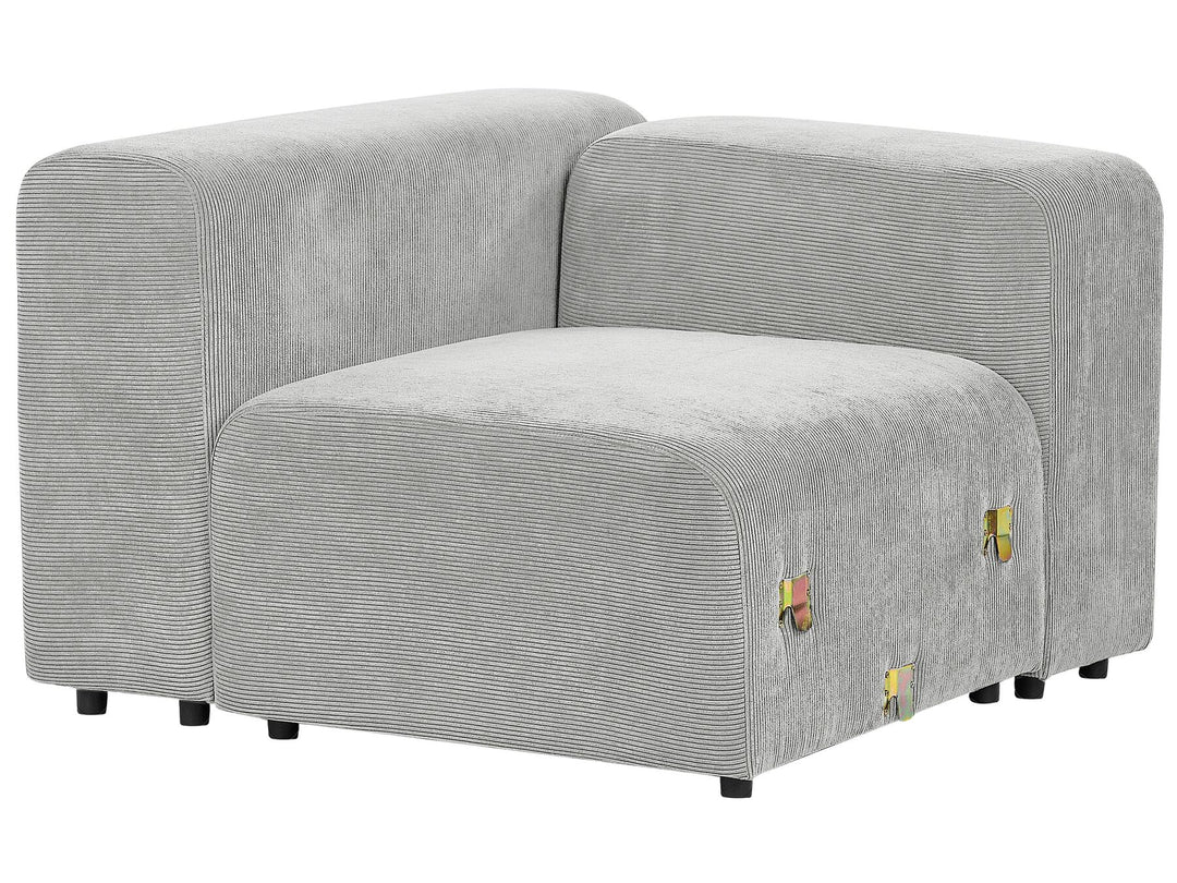 Falsterbo 2 Seater Modular Corduroy Sofa Grey