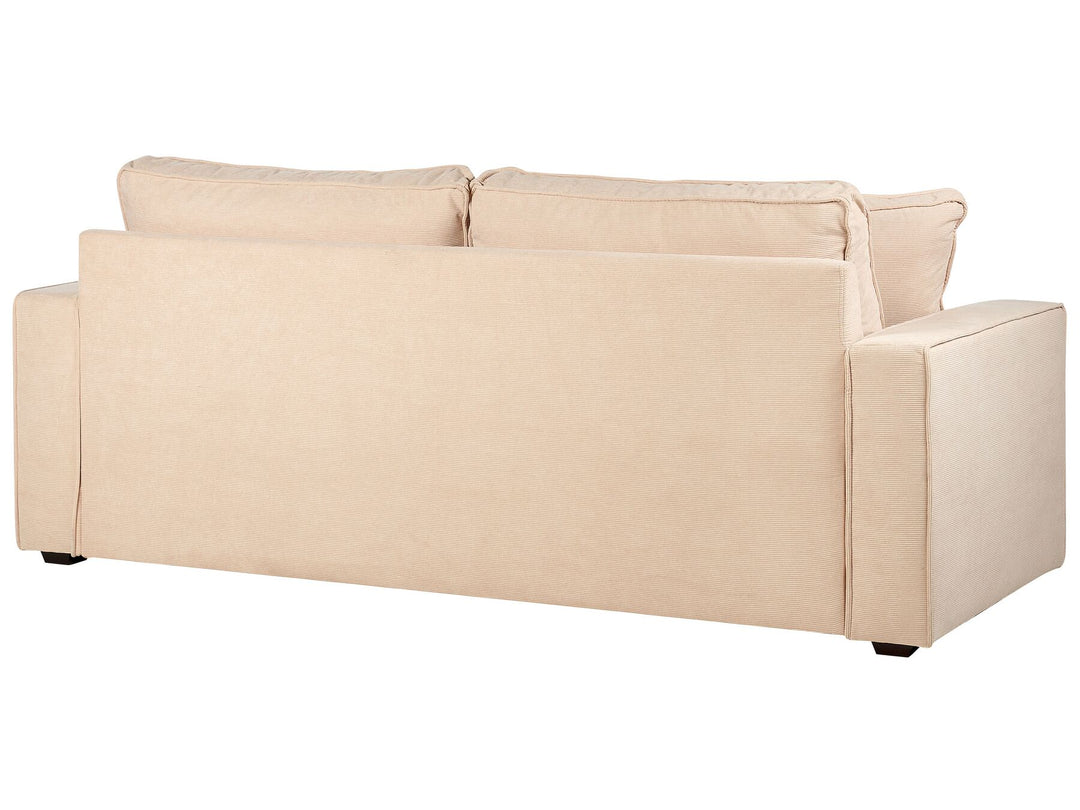 Falun 3 Seater Jumbo Cord Sofa Beige