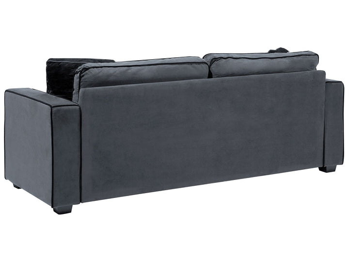 Falun 3 Seater Velvet Sofa Grey