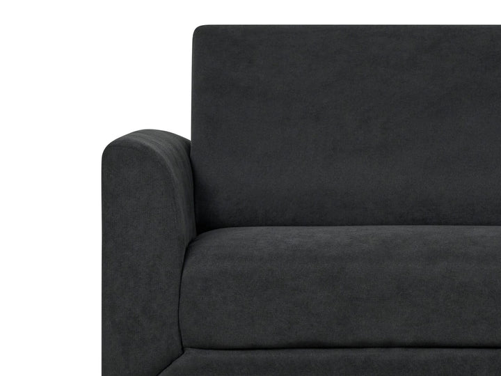 Fenes 2 Seater Fabric Sofa Black