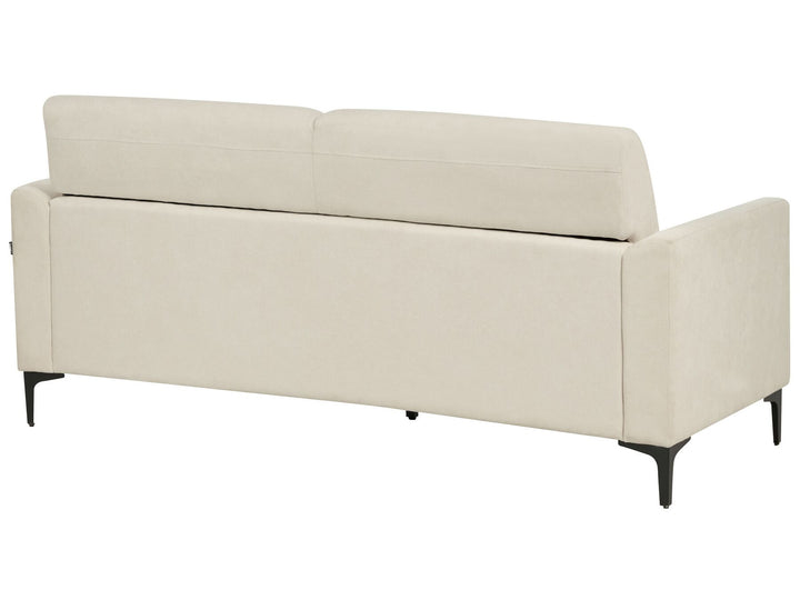 Fenes 3 Seater Fabric Sofa Beige