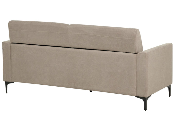 Fenes 3 Seater Fabric Sofa Taupe