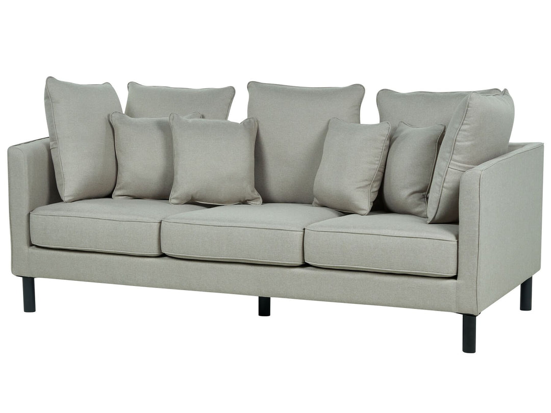 Fenstad 3 Seater Fabric Sofa Grey