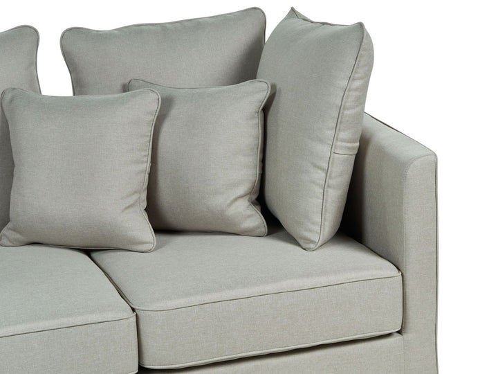 Fenstad 3 Seater Fabric Sofa Grey