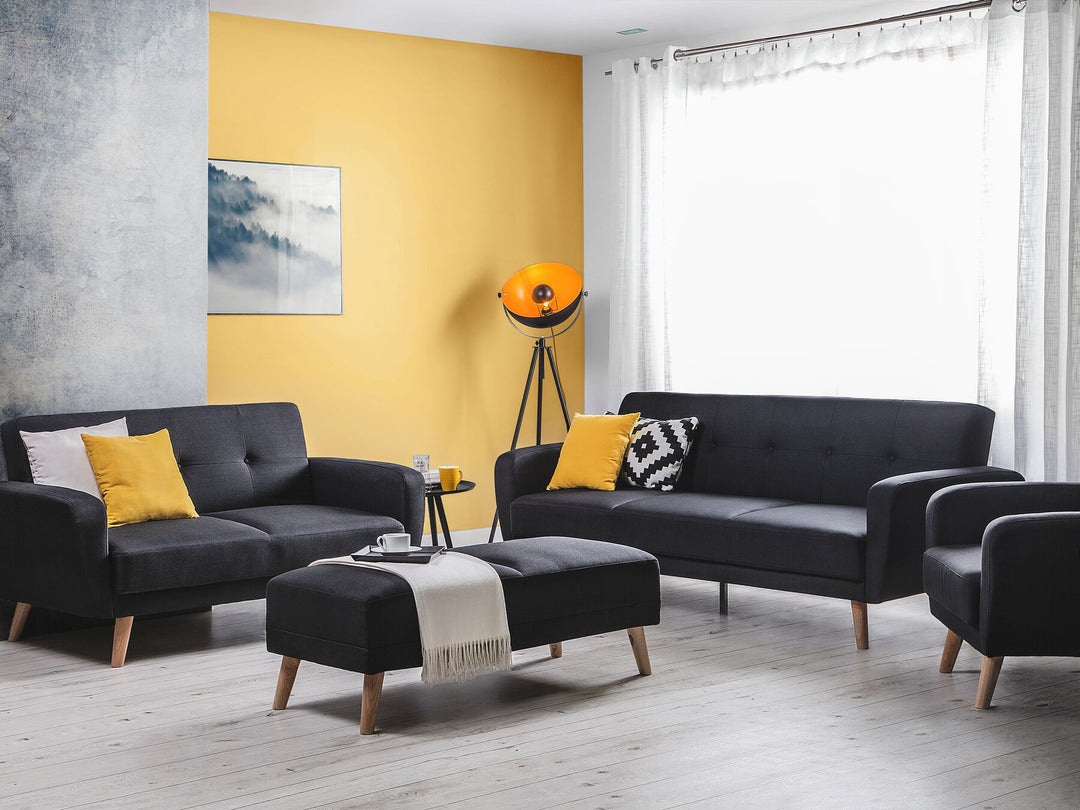 Florli 2 Seater Sofa Black