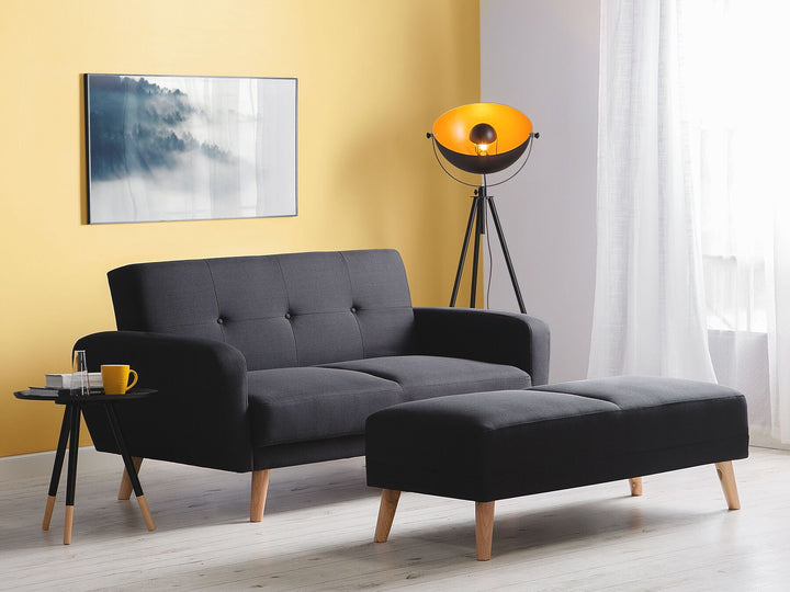 Florli 2 Seater Sofa Black