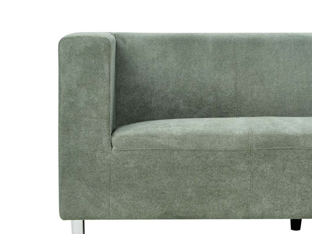 Floro 3 Seater Fabric Sofa Green