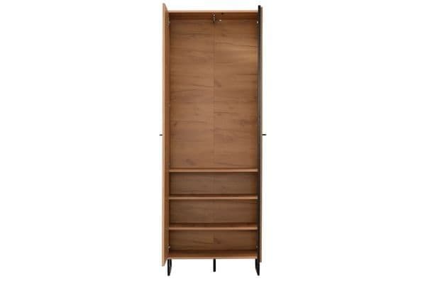 Hyland Artisan Oak Finish Slim 2 Door Wardrobe