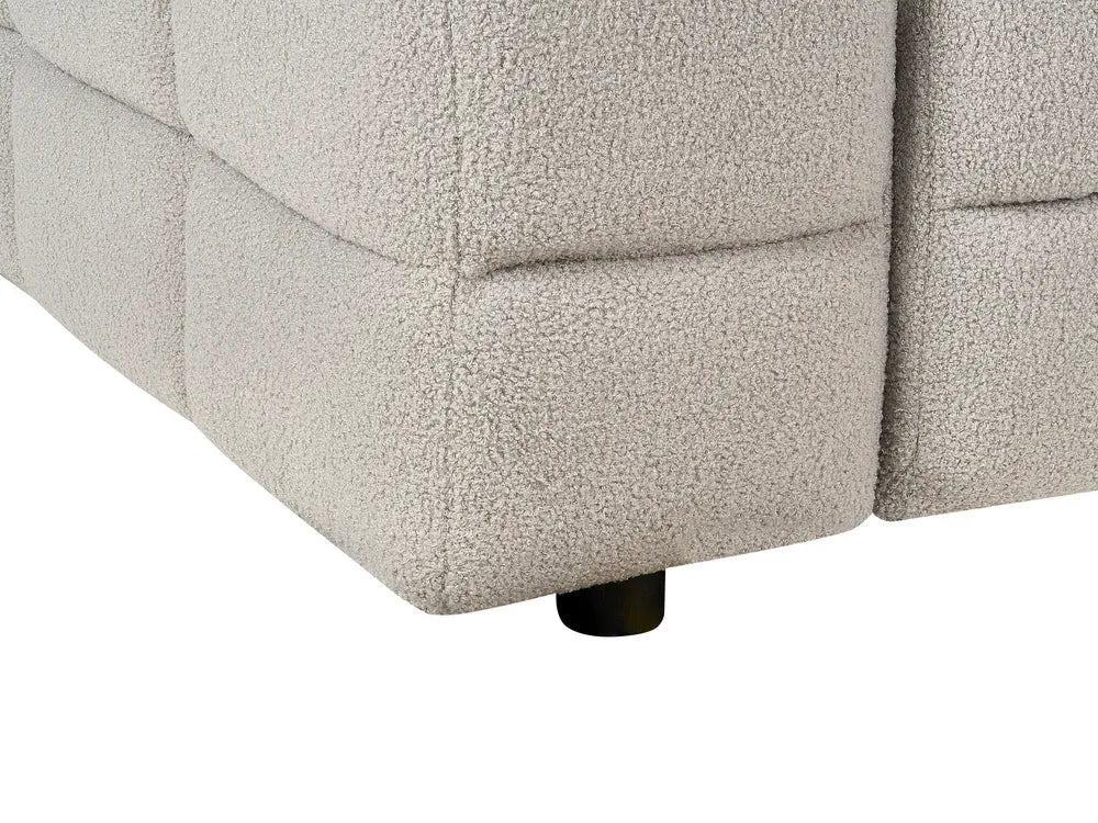 Sofa 3 Seater Boucle Grey Syd