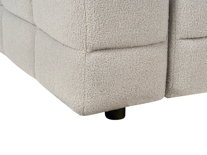 Sofa 3 Seater Boucle Grey Syd