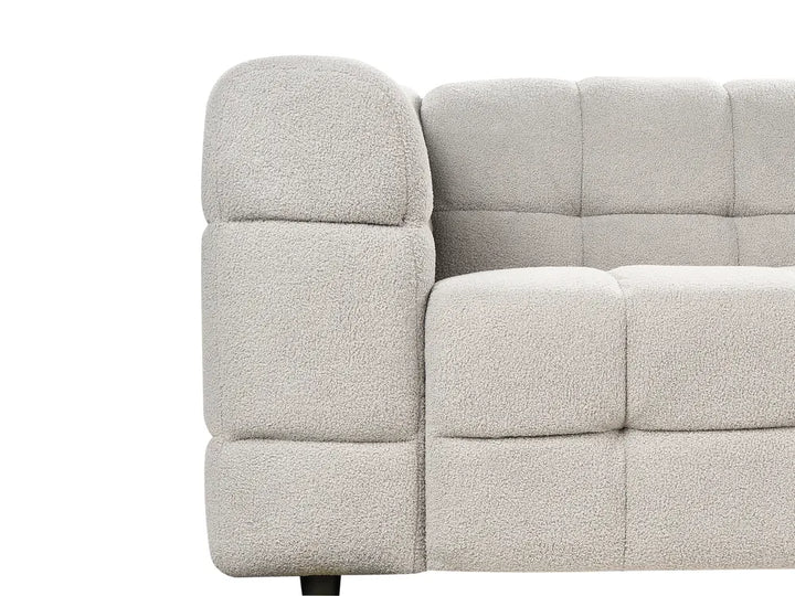 Sofa 3 Seater Boucle Grey Syd