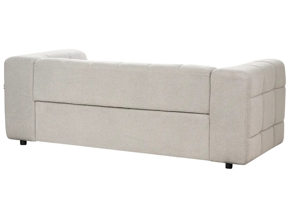 Sofa 3 Seater Boucle Grey Syd