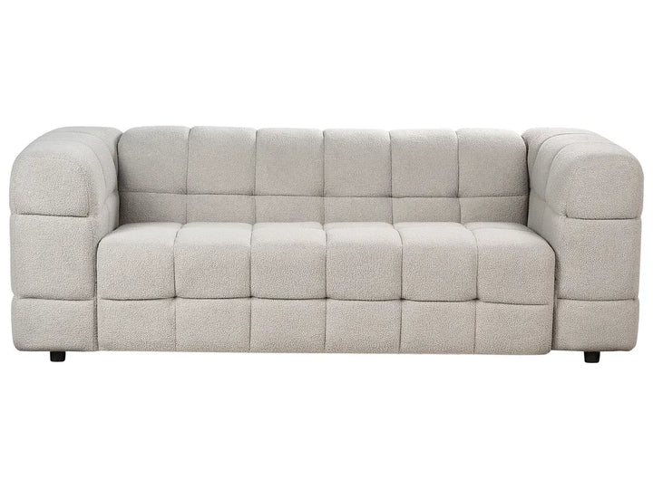 Sofa 3 Seater Boucle Grey Syd