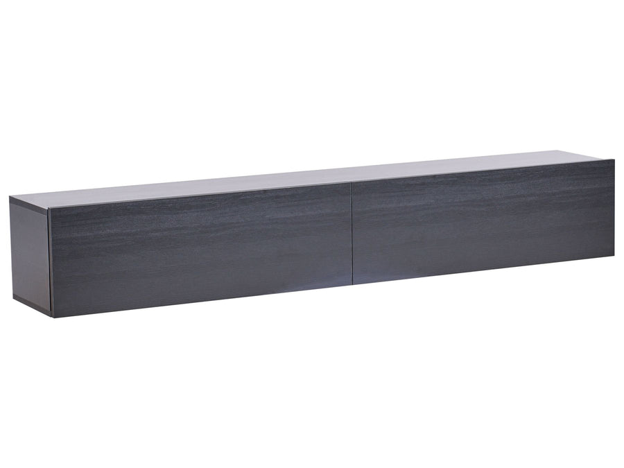 Wall Mounted TV Stand Black Gladstone