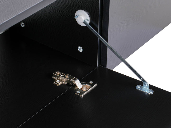 Wall Mounted TV Stand Black Antoni
